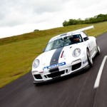2011 White Porsche 911 GT3 Cup Wallpaper Front angle view