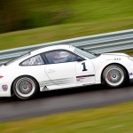 2011 White Porsche 911 GT3 Cup Wallpaper Side view