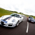 2011 White Porsche 911 GT3 Cup Wallpaper Front angle view