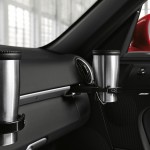 2011 Guards Red Porsche Boxster S wallpaper Interior Cup holders