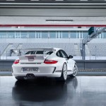Limited White 2011 Porsche 911 GT3 RS 4.0 wallpaper Rear angle view