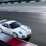 Limited White 2011 Porsche 911 GT3 RS 4.0 wallpaper Front angle top view