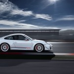 Limited White 2011 Porsche 911 GT3 RS 4.0 wallpaper Side view