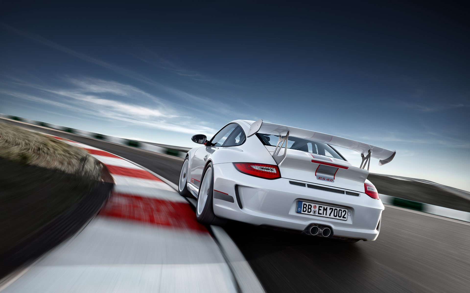 Limited 2011 Porsche 911 GT3 RS 4.0 Rear angle view