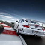 Limited White 2011 Porsche 911 GT3 RS 4.0 wallpaper Rear view