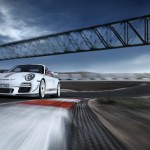 Limited White 2011 Porsche 911 GT3 RS 4.0 wallpaper Front angle view