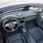 2007 Black Porsche 911 Carrera 4S Cabriolet Wallpaper Interior