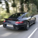 2007 Porsche 911 Turbo Wallpaper Rear angle side view