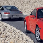 2008 Porsche 911 Carrera Wallpaper Side angle view
