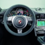 2008 Silver Porsche 911 GT2 Wallpaper Interior Steering Wheel