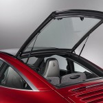 2009 Red Porsche 911 Targa 4 Wallpaper Rear angle view