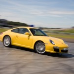 2009 Yellow Porsche 911 Carrera Wallpaper Front angle side view