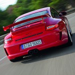 2010 Red Porsche 911 GT3 Wallpaper Rear view