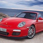 2010 Red Porsche 911 GT3 Wallpaper Front angle side view