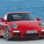2010 Red Porsche 911 GT3 Wallpaper Front angle view