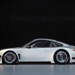 2010 White Porsche 911 GT3 R Wallpaper Side view