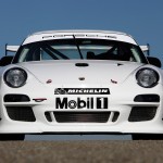 2010 White Porsche 911 GT3 R Wallpaper Front view