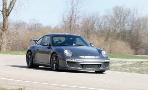 2011 Grey Porsche 911 GT3 Front angle side view