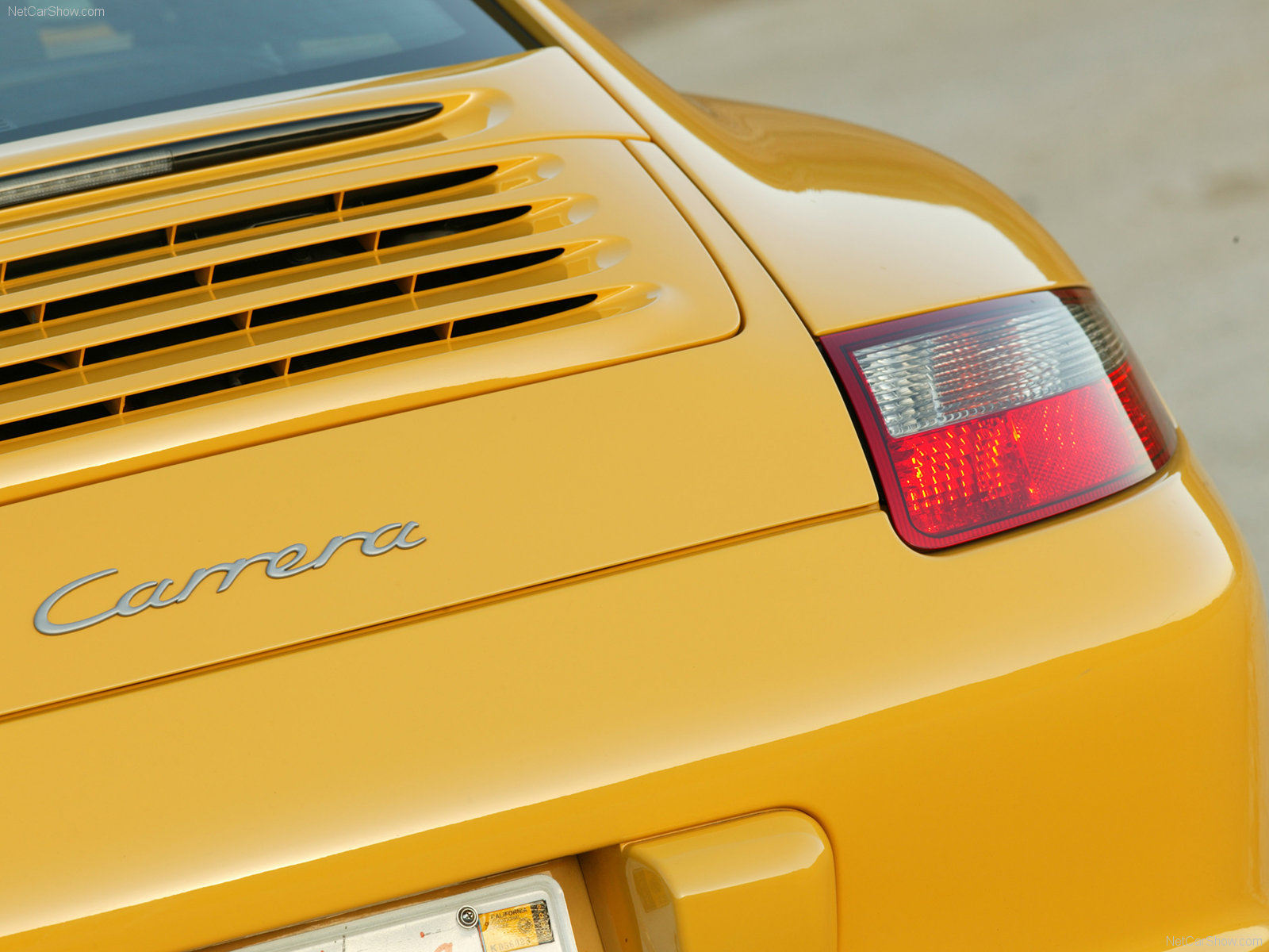 2006 Yellow Porsche 911 Carrera Coupe Wallpapers